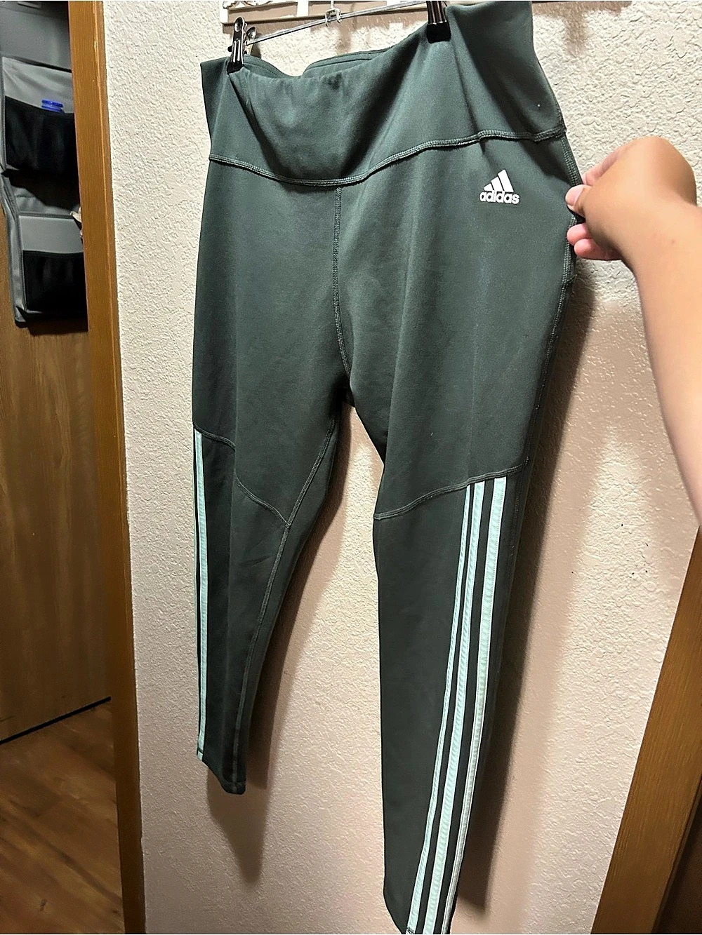 adidas Women's Athletic Leggings Green XL